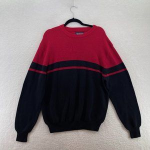 Roundtree & Yorke Colorblock knit chunky sweater